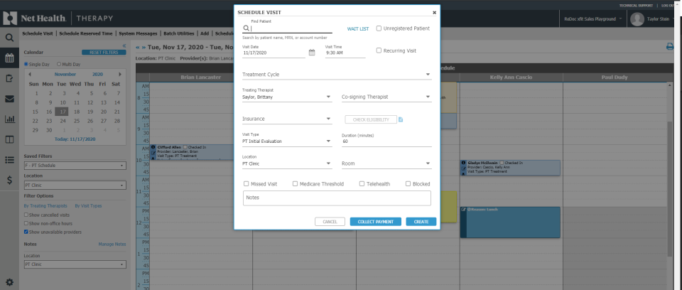 screenshot of Net Health